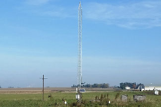 Weather instruments at Arlington Agricultural Research Station, Arlington