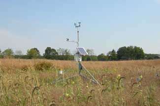 Weather instruments at Edward Lowe Foundation, Cassopolis