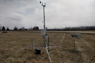 Weather instruments at Dietrich Orchards - Riveridge Produce Marketing Inc., Conklin