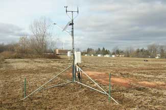 Weather instruments at Star of the West Milling Co., Emmett