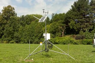 Weather instruments at Applewood Estate, Flint