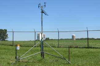 Weather instruments at City of Fremont - Waste Water Treatment Facility, Fremont
