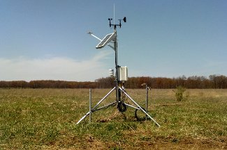 Weather instruments at Estelle Farms, Gaylord