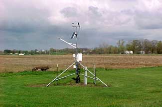 Weather instruments at Michigan Celery Cooperative, Hudsonville