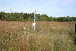 Weather instruments at Kalamazoo Nature Center, Kalamazoo