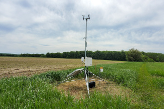 Weather instruments at North Central Michigan College, Petoskey