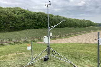 Weather instruments at Lewis Farms, New Era