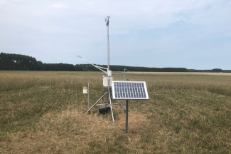 Weather instruments at Rhinelander Agricultural Research Station (RARS), Rhinelander