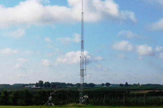 Weather instruments at Kraft Orchards, Sparta