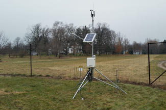 Weather instruments at Englesma Orchard, Walker