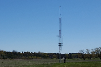 Weather instruments at Yuba Orchard Co., Williamsburg