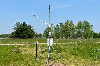 Weather instruments at WMU - Parkview, Kalamazoo
